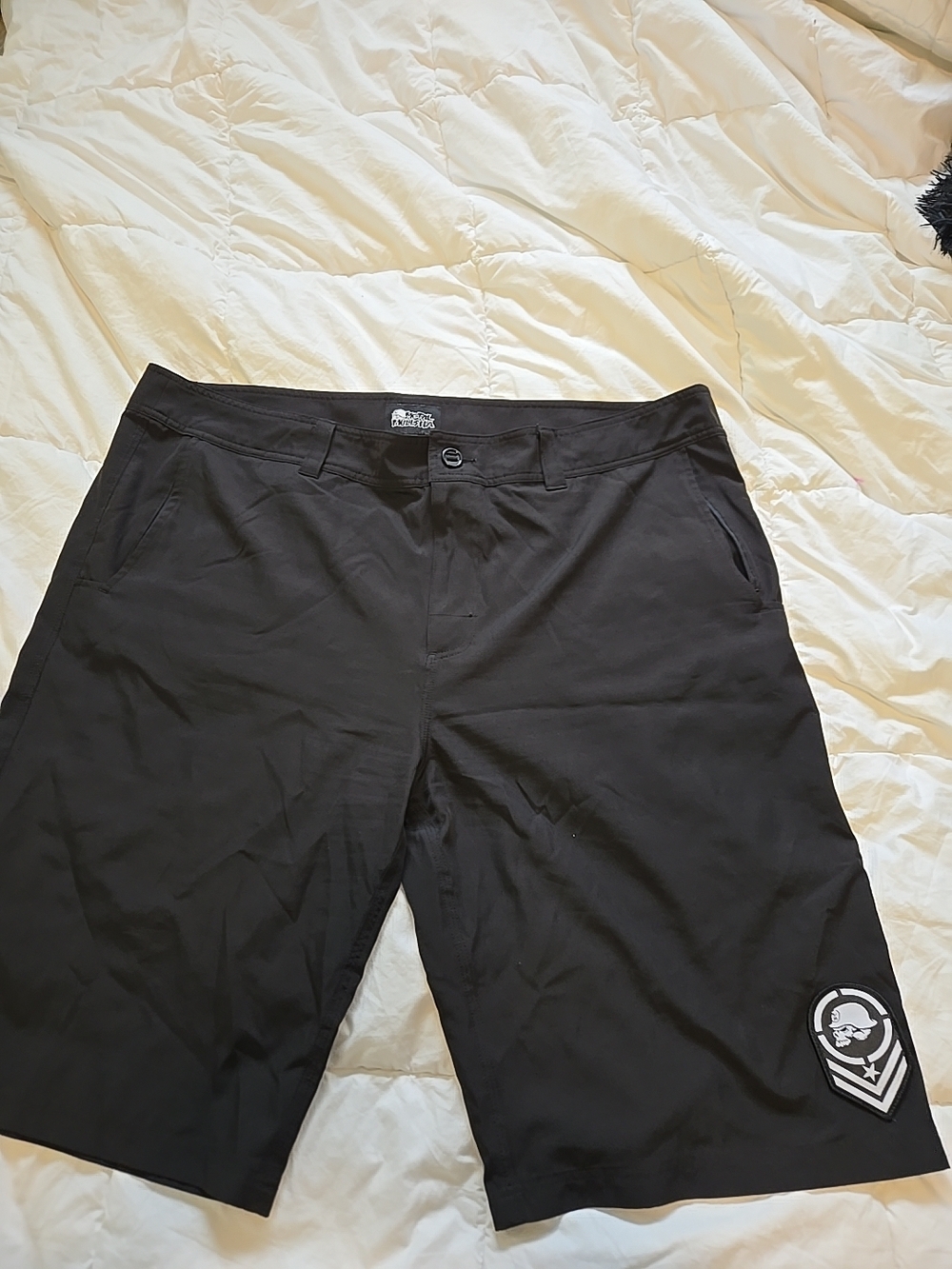Metal Mulisha Men's Crooked 2 Hybrid Boardshorts Black Size 40 0514